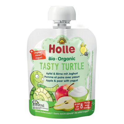 Holle 进口西班牙有机苹果香梨奶酪85克优质牛奶水果制成营养辅食