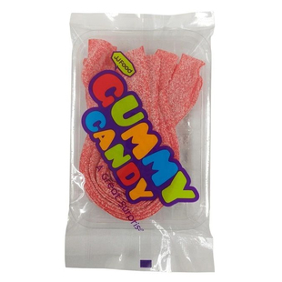 JJ Food士多啤梨布带软糖80克网红糖果传统糖果袋装办公室零食