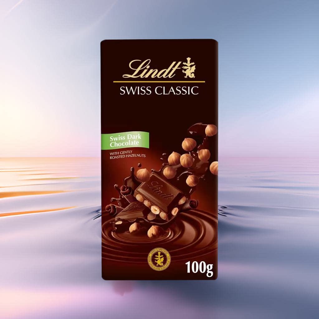 香港进口网红新年礼盒节日送礼純味榛子朱古力100g