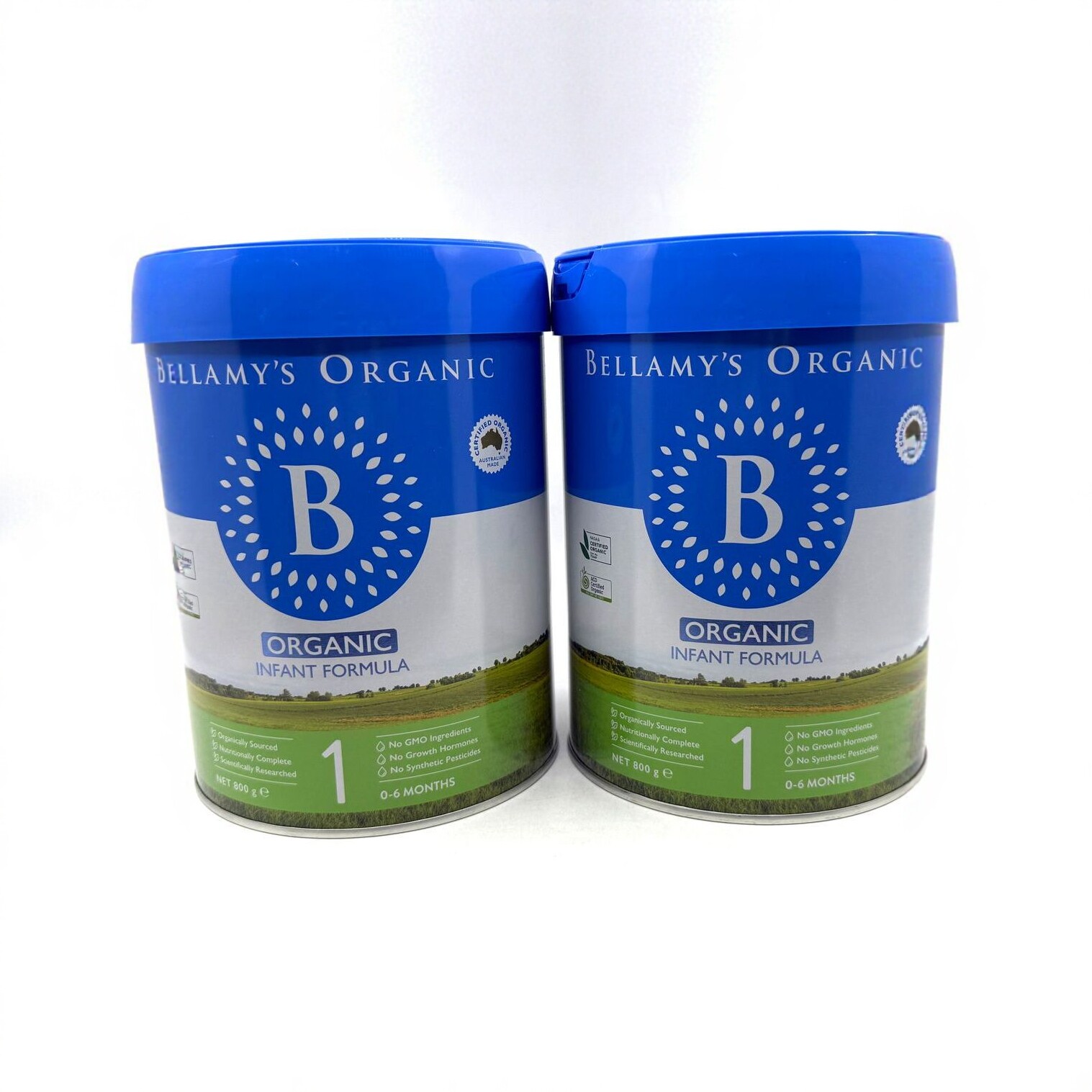 贝拉米Bellamy's有机初生婴儿奶粉1段800g*2件初生婴幼儿牛奶营养