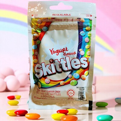 香港代购 港版SKITTLES彩虹果汁糖儿童休闲宅家小零食网红糖果
