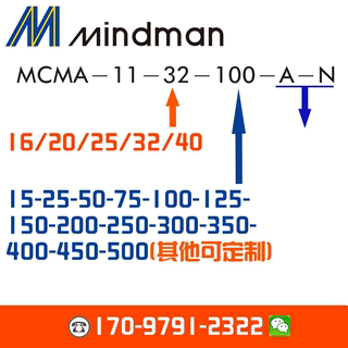 氣缸MCMB-11-20-25-32-40-520A-620A-720A-820A-E+LB+Y-I-SDB+PIN