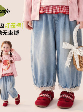 女童宝宝春季新款裤子，舒适透气