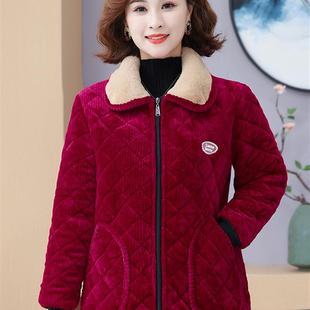 棉衣冬装 厚家居服短款 棉服女外套保暖棉罩衣 大码 加厚加绒棉袄冬季
