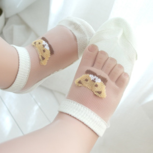 夏季儿童超薄款纯棉水晶丝袜