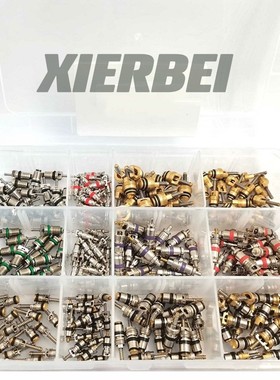 适用于奔驰宝马别克大众路虎汽车空调气门芯气针阀R134aR12 240颗