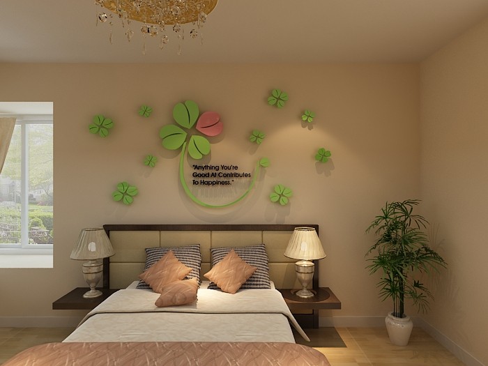 四叶草亚克力3d立体墙贴卧室客厅沙发电视背景墙创意装饰贴画,家居饰品,软装墙贴,淘宝优惠券,粉丝福利购,淘宝优惠卷