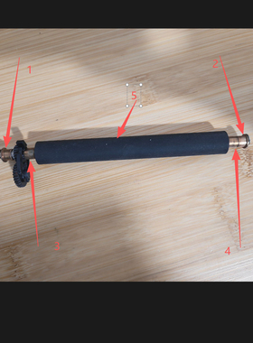 立象os-214plus 314plus  ox-100立象标签打印机胶辊 走纸辊 铜套