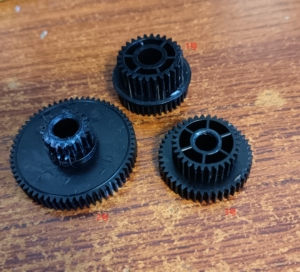 东芝b-fv4t-gs14-cn-r  齿轮 马达齿轮 走纸齿轮组件