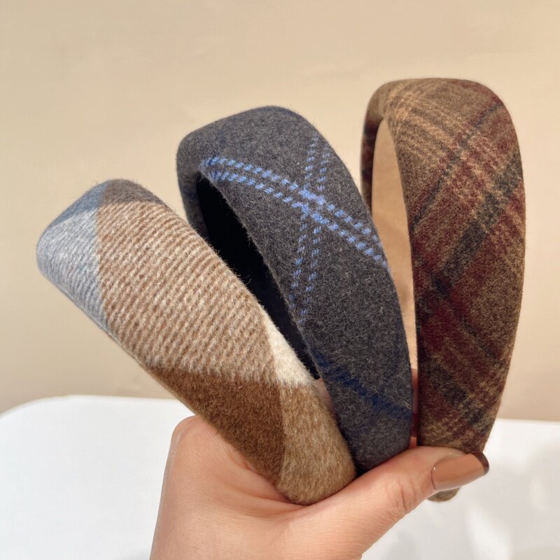 2025秋冬新款格纹毛呢深灰色咖色加宽海绵发箍韩版时尚百搭头箍女,饰品/流行首饰/时尚饰品新,发饰,淘宝优惠券,粉丝福利购,淘宝优惠卷