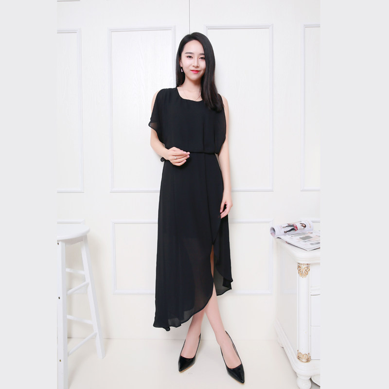 卡伊奴专柜正品夏装时尚连衣裙飘逸长裙85113123