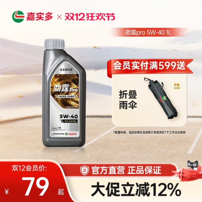 嘉实多劲霆PRO磁护5W40A3/B41L