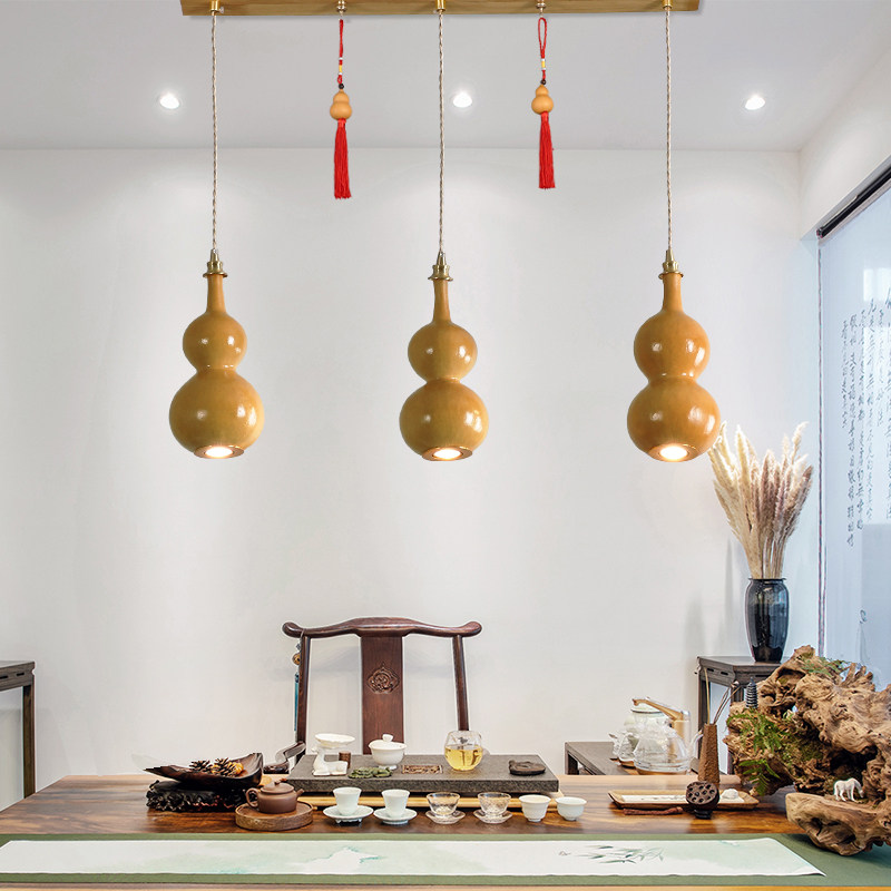 个性创意葫芦吊灯餐厅吧台茶室灯