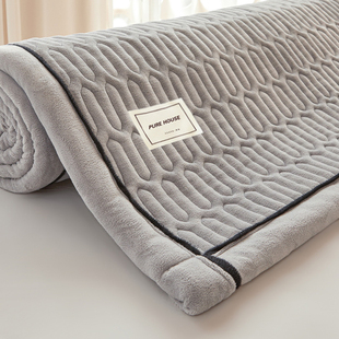 加厚牛奶绒床垫软垫家用冬季加绒宿舍学生被褥铺底毛毯床垫被褥子