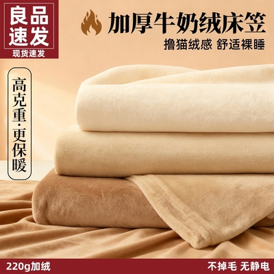 【A类母婴级】牛奶绒床笠单件