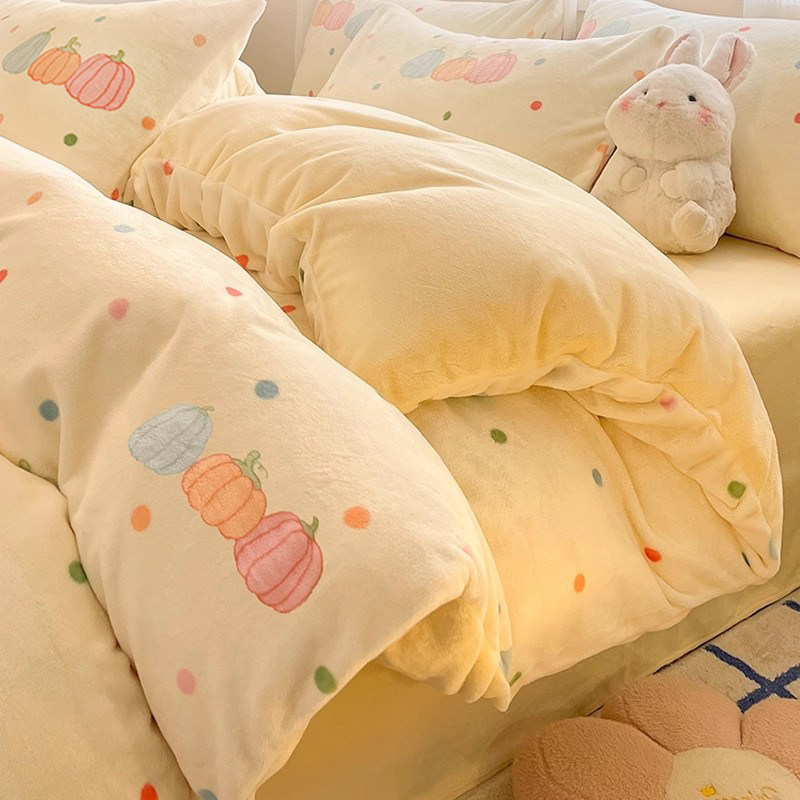 【A级母婴可用】牛奶绒被套单件