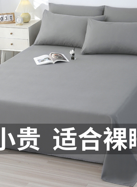 床单单件被罩宿舍单人被单非全棉纯棉枕套三件套2025新款四季通用