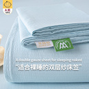 a类双层纱床笠罩单件宿舍床单套罩床垫保护罩非纯棉全棉2025新款