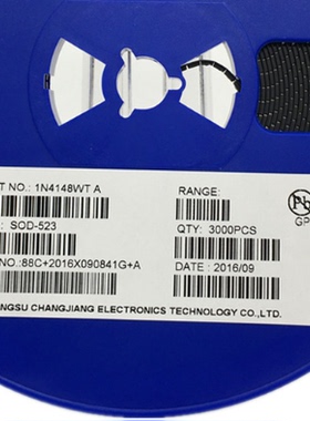 1N4148WT 丝印A SOD-523 0603开关二极管 一盘3000个