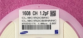 0603 贴片电容 0603 1.2PF 50V 一盘4000个 一盘40元