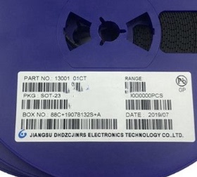 三级管 MMBT13001 13001 SOT-23 丝印01CT 一盘3000个 一盘120元