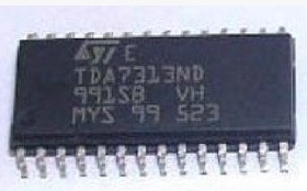 TDA7313ND 音色电路芯片 正品数字立体音频控制器IC