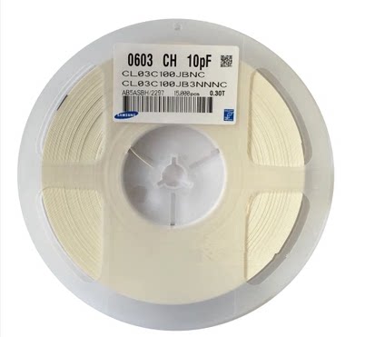 贴片电容 0402 10pf 100j 5% npo 10000个一盘=35元/盘