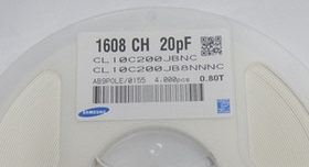 贴片电容 0603 20PF 0603 200K 一盘4000个 50V  一盘33元