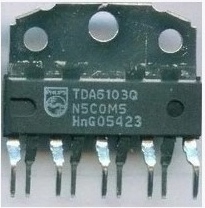 TDA6103Q ZIP9脚 视频放大器IC 集成电路块 直插单排 直拍