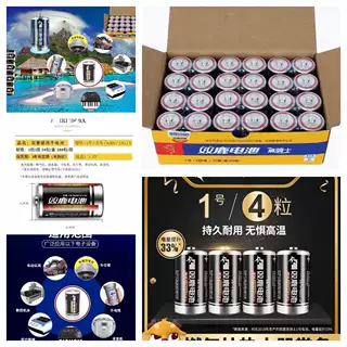 双鹿1号4节装多功能干电池