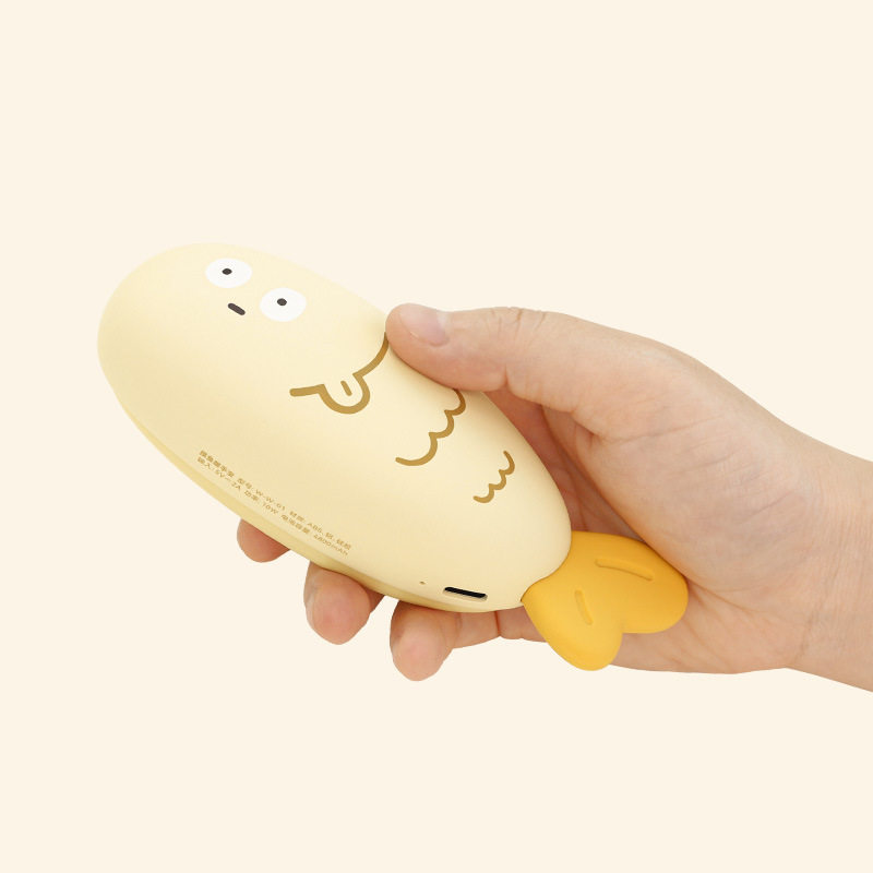 摸鱼暖手宝充电款两用2024新款可爱卡通生日礼物冬感恩万圣节