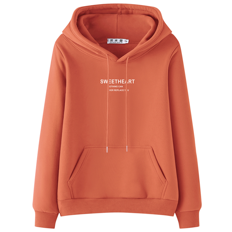 独特超好看单穿正肩春秋卫衣女2025新款连帽秋冬加绒大码薄款外套