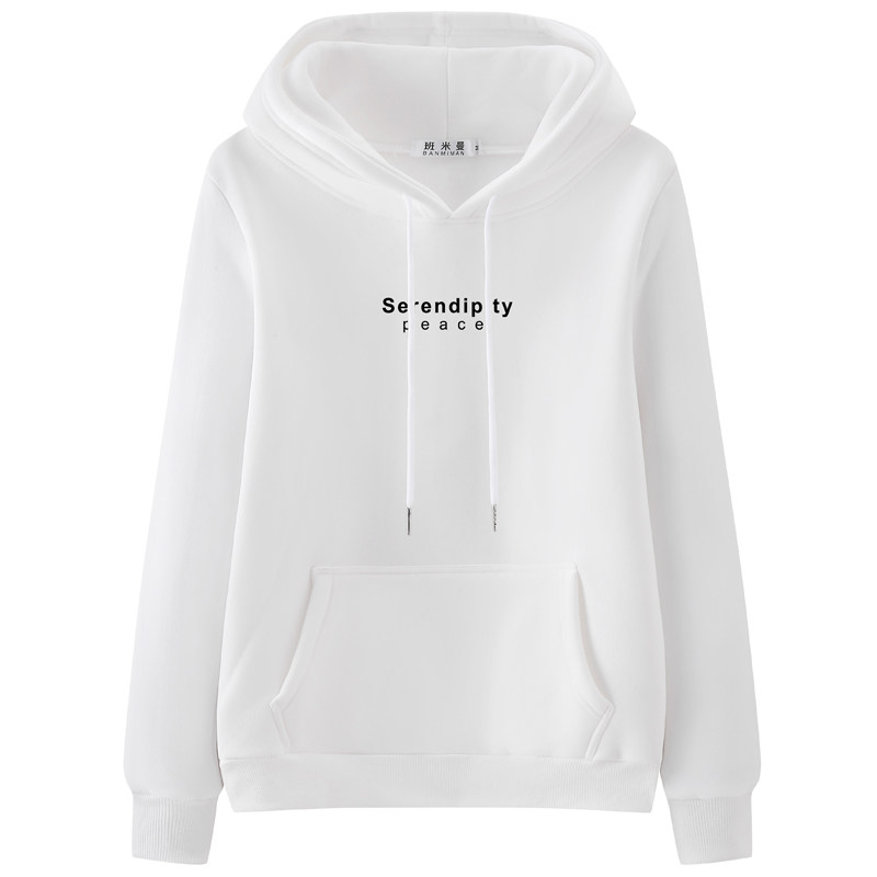 正肩春秋季卫衣女2026新款连帽秋冬白色超火显瘦加绒大码薄款外套