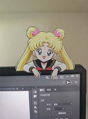 美少女战士水冰月亚克力夹子桌面工位摆件可爱卡通动漫周边二次元