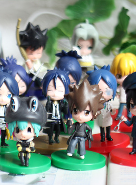 万代动漫手办公仔家庭教师reborn六道骸云雀恭弥沢田纲吉卡通摆件