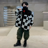 Бархатная демисезонная куртка для мальчиков, детский утепленный пуховик, зимний свитер, детская одежда