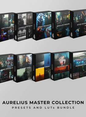 16套复古现代电影旅拍人像街拍电影视频LUT+LR调色预设+RAW文件