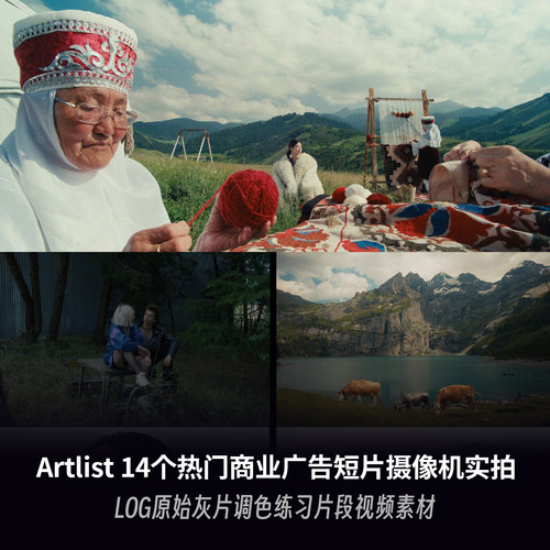 14个达芬奇LOG摄像机短片素材