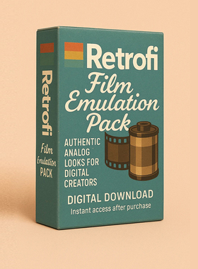 复古电影感氛围旅拍柯达AGFA/Porta400胶片模拟达芬奇调色预设
