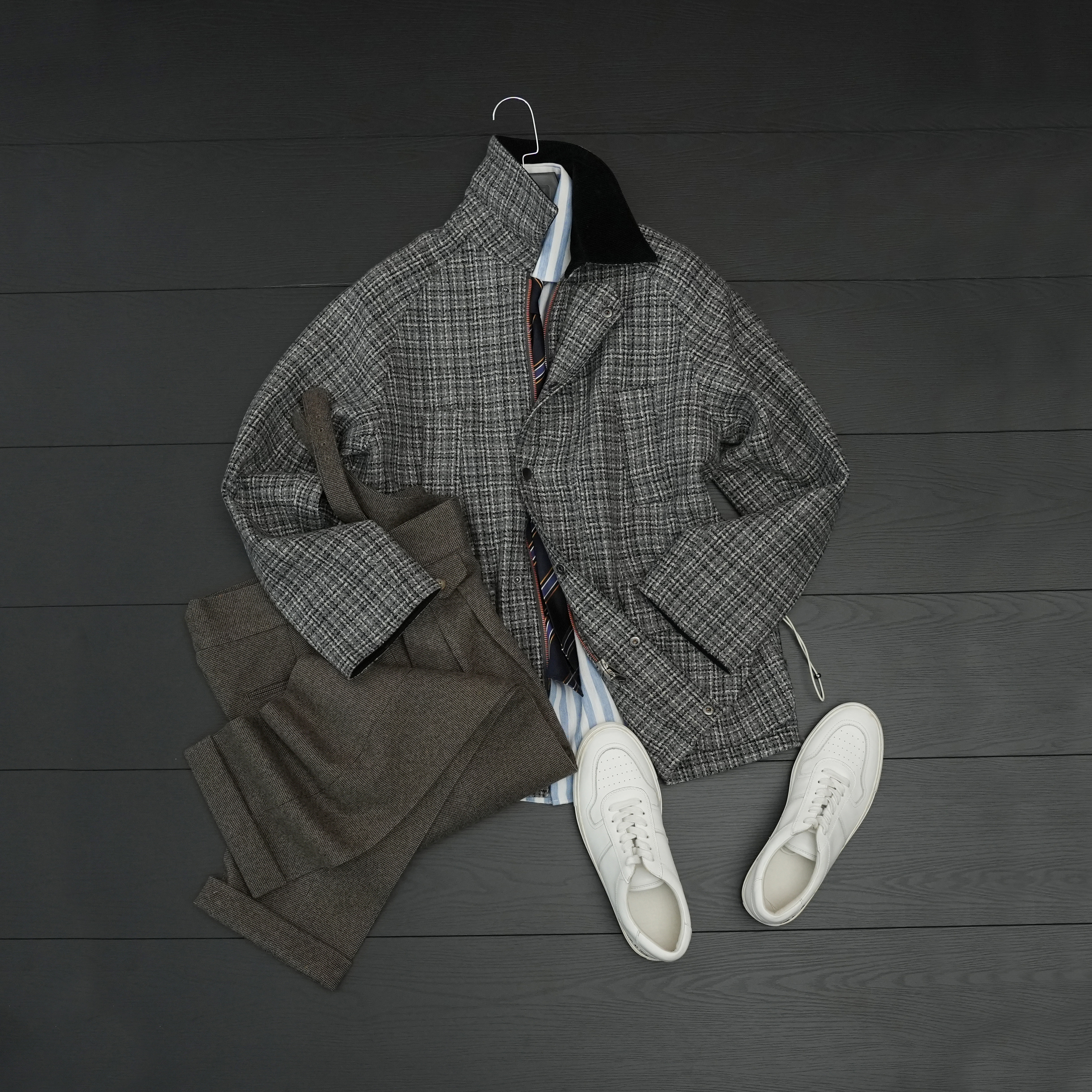 CssuGent那不勒斯皇后高定粗花羊毛猎装夹克男绅装复古老钱外套潮,男装,夹克,淘宝优惠券,粉丝福利购,淘宝优惠卷