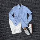 绅装 条纹衬衫 口粮 男士 衬衣 CssuGent设计美学 商务休闲薄款 经典