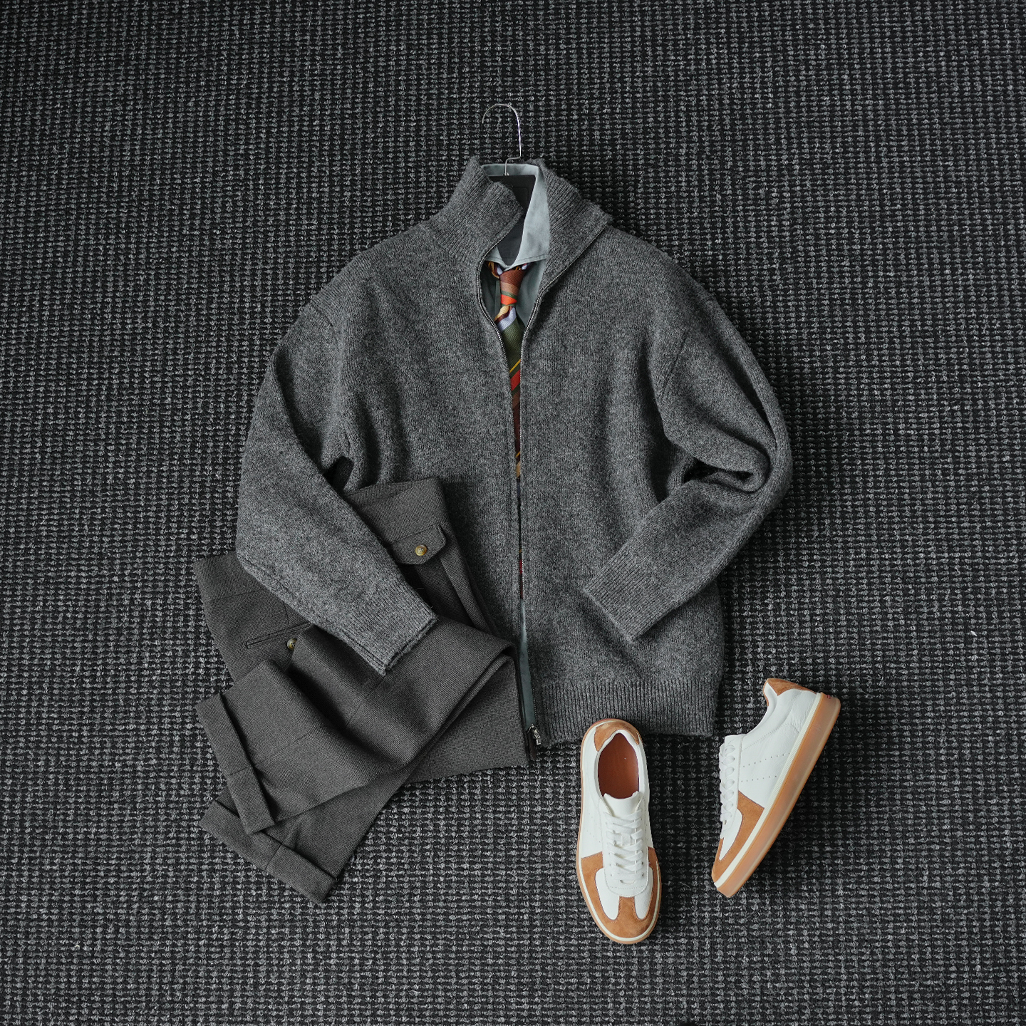 开衫外套男休闲保暖新贵毛衣潮