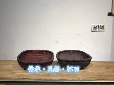 针线箩筐怀旧复古风柳编影视道具