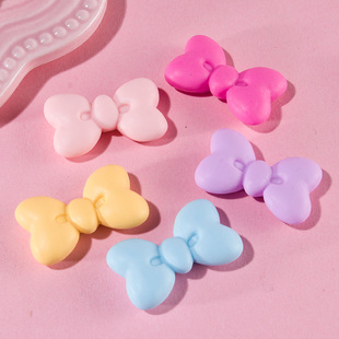 手工diy卡通大号蝴蝶结百搭创意树脂小配件奶油胶手机壳材料手工