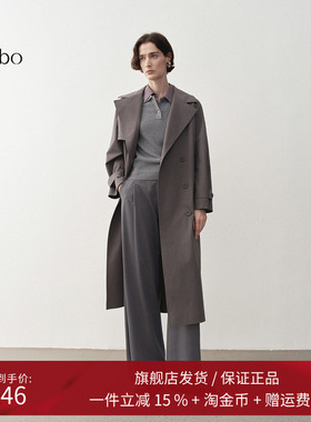播商场同款正品系列高智感风衣女25春季新款长款风衣BDS1FD1585