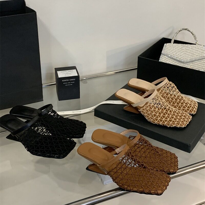 2026年夏季凉鞋高跟坡跟条凉拖  35-40码