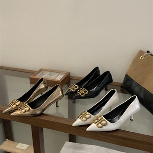 40码 2025年四季 细跟尖头女秋鞋 单鞋