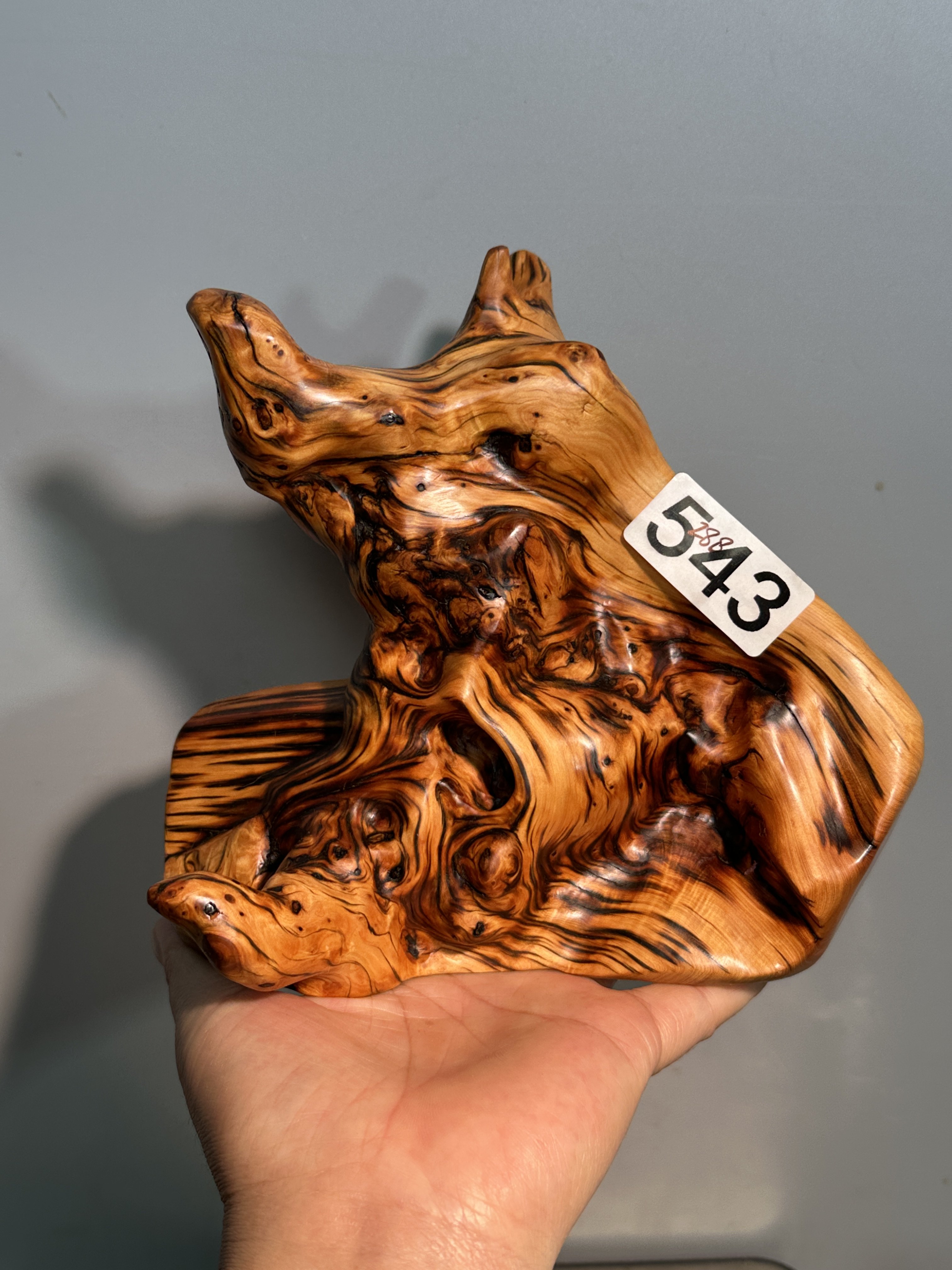 香饽饽 纹理榴花小精品摆件 花果奶香味浓郁醇厚 太行崖柏