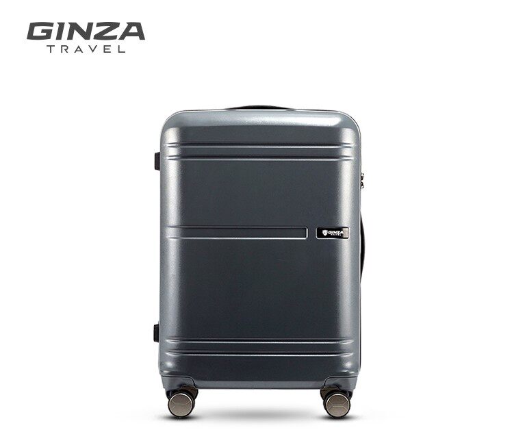 银座pc电子纹行李拉杆箱密码男女万向轮登机20商务箱时尚静音潮流