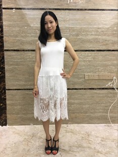 2018秋冬打底中长款 蕾丝拼接吊带背心内搭显瘦纯棉连衣裙女 加大码